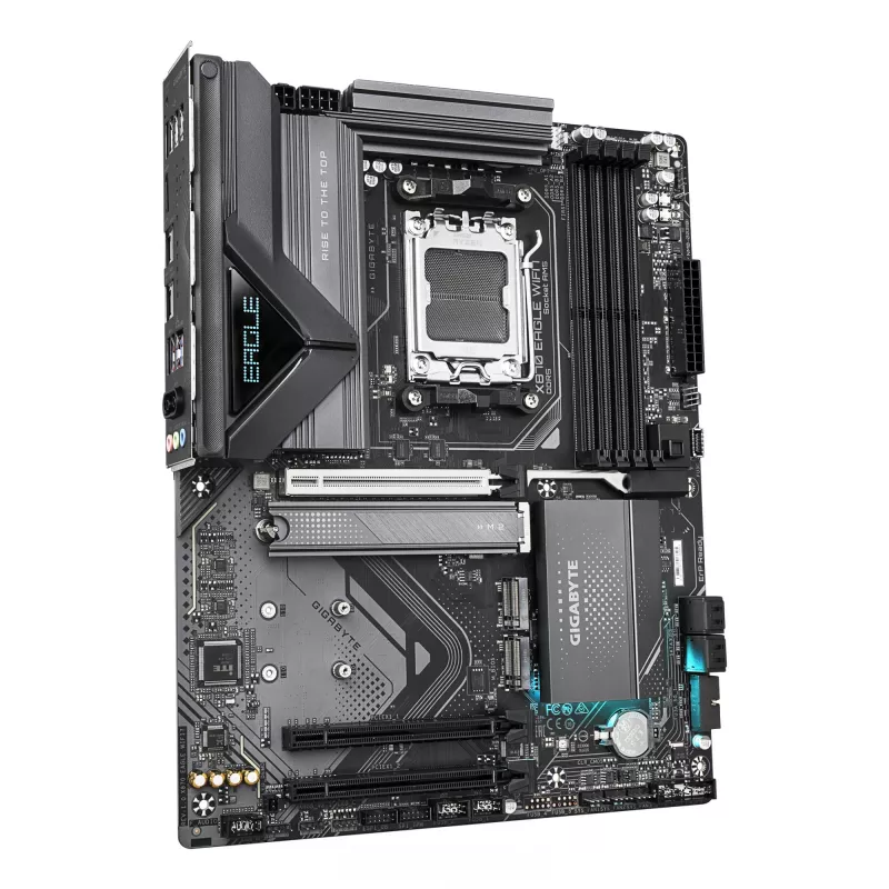Placa base GIGABYTE X870 EAGLE WIFI7 ATX, chipset AMD X870, zócalo AM5, DDR5, 4x DIMM, Wi‑Fi 7, LAN 2,5Gb