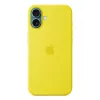 Funda de silicona Apple iPhone 16 Plus MagSafe amarillo
