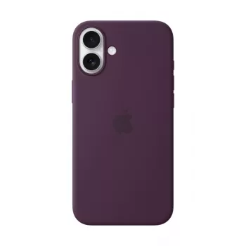 APPLE funda de silicona Apple con MagSafe iPhone 16 Plus ciruela