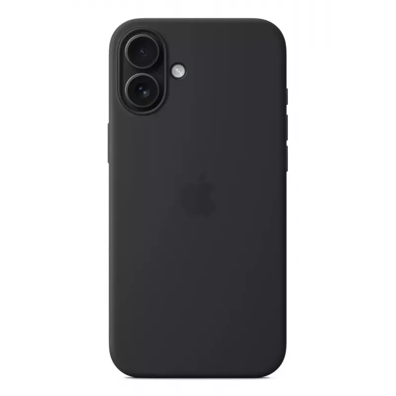 APPLE iPhone 16 Plus - funda de silicona con MagSafe - negro