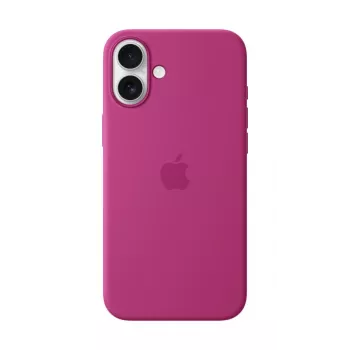 APPLE funda de silicona Apple con MagSafe iPhone 16 Plus fucsia