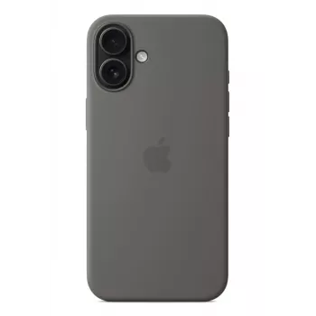 APPLE funda de silicona Apple con MagSafe iPhone 16 Plus gris piedra