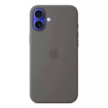 APPLE funda de silicona Apple con MagSafe iPhone 16 Plus gris piedra