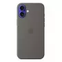 APPLE funda de silicona Apple con MagSafe iPhone 16 Plus gris piedra
