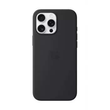 APPLE funda de silicona Apple con MagSafe iPhone 16 Pro Max negro