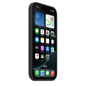 APPLE funda de silicona Apple con MagSafe iPhone 16 Pro negro