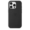 APPLE funda de silicona Apple con MagSafe iPhone 16 Pro negro