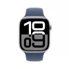 APPLE Watch Series 10 GPS 46mm caja de aluminio plata con correa deportiva Denim - M/L