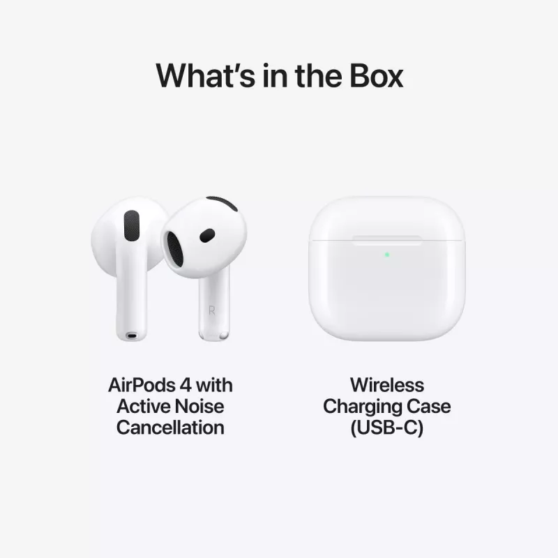 Auriculares Apple AirPods 4.ª generación cancelación activa de ruido