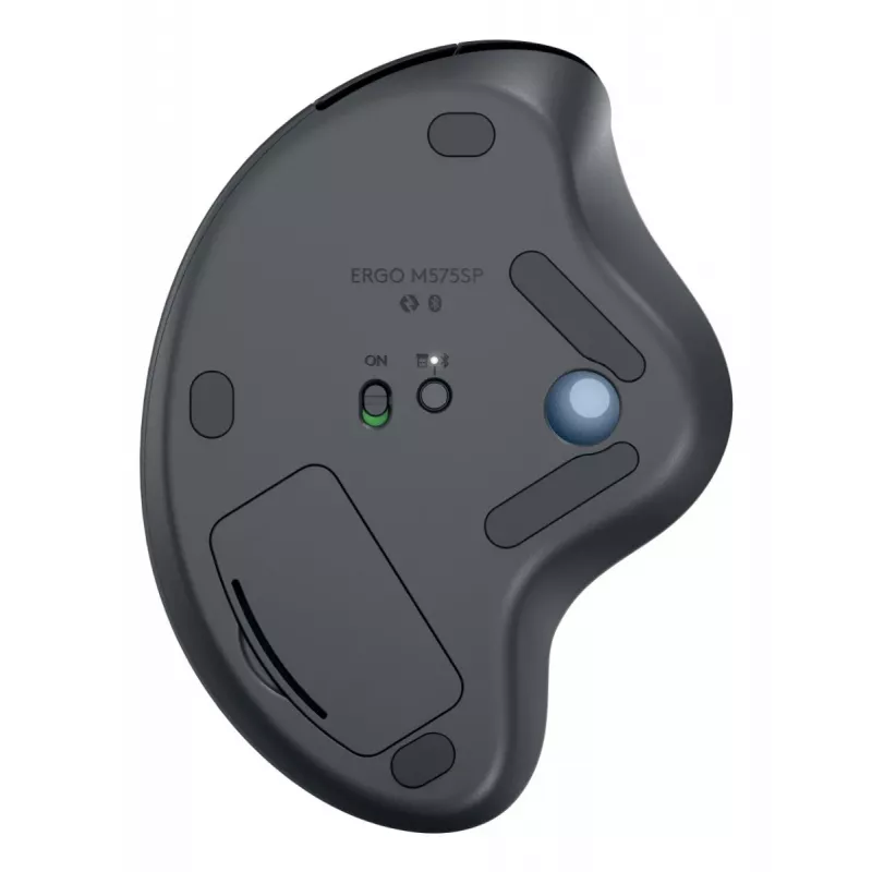 LOGITECH Ergo M575s trackball inalámbrico - Graphite + bola azul