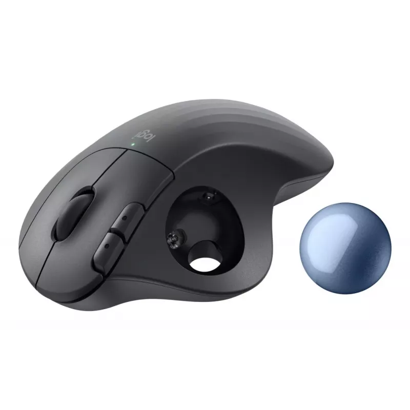 LOGITECH Ergo M575s trackball inalámbrico - Graphite + bola azul
