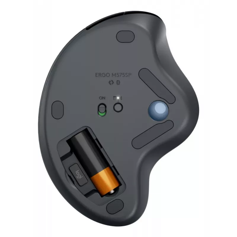 LOGITECH Ergo M575s trackball inalámbrico - Graphite + bola azul