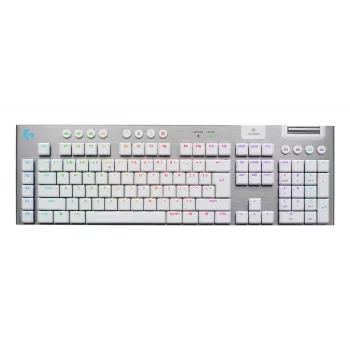 Logitech G G915 X LIGHTSPEED teclado gaming USB RF inalámbrico Bluetooth QWERTY US International blanco