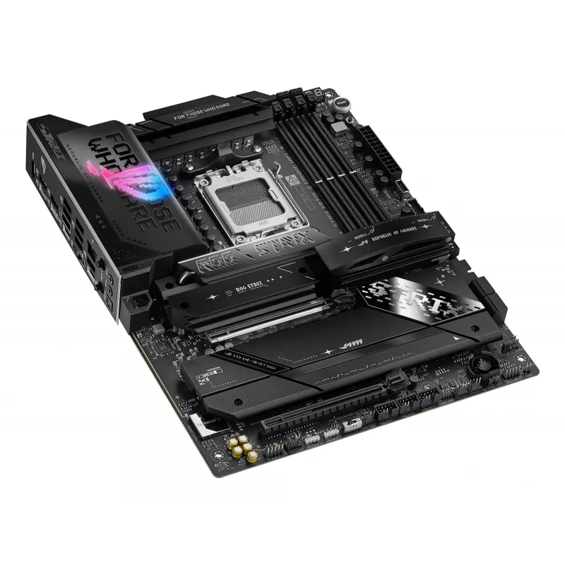 Placa base ASUS ROG STRIX X870E-E GAMING WIFI ATX, AMD X870E, Socket AM5, DDR5, 4 DIMM, Wi-Fi 7, Bluetooth 5.4, 5Gb LAN