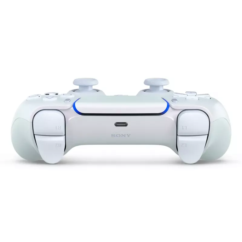 Sony PlayStation 5 DualSense S1000044424 mando inalámbrico — Bluetooth y USB-C, batería de 12 h, vibración, salida de auriculares, Chroma Pearl