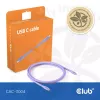Cable USB-C CLUB3D CAC-3004 2m Lila