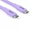 Cable USB-C CLUB3D CAC-3004 2m Lila
