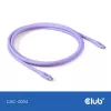 Cable USB-C CLUB3D CAC-3004 2m Lila