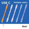 Cable USB-C CLUB3D CAC-3004 2m Lila