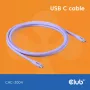 Cable USB-C CLUB3D CAC-3004 2m Lila