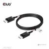 Cable CLUB3D DisplayPort™ 2.1 Bidireccional VESA DP80 Certificado 4K240Hz, 8K60Hz o 10K60Hz M/M 1.6m/5.25ft