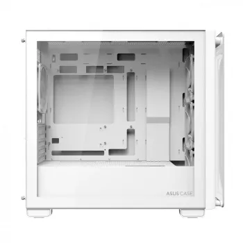 ASUS A23 PLUS TG ARGB WHITE, PC, Blanco, micro ATX, Mini-ITX, Multi, 16,5 cm, 38 cm