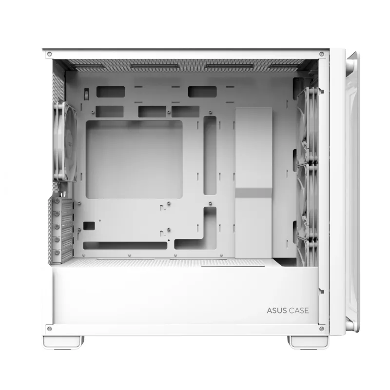 ASUS A23 PLUS TG ARGB WHITE, PC, Blanco, micro ATX, Mini-ITX, Multi, 16,5 cm, 38 cm