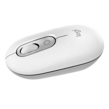Ratón LOGITECH Pop - Emojis personalizables - Inalámbrico - Off blanco