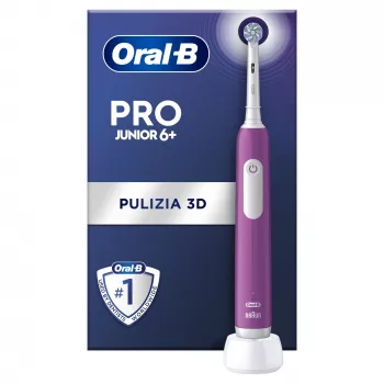 Oral-B Junior Cepillo de dientes eléctrico Para niños Cepillo de dientes rotatorio Lila