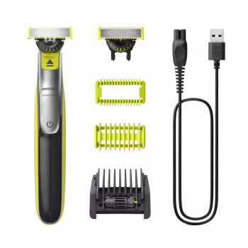 Afeitadora Philips QP2834/23 diseño 2 en 1 para afeitar y recortar