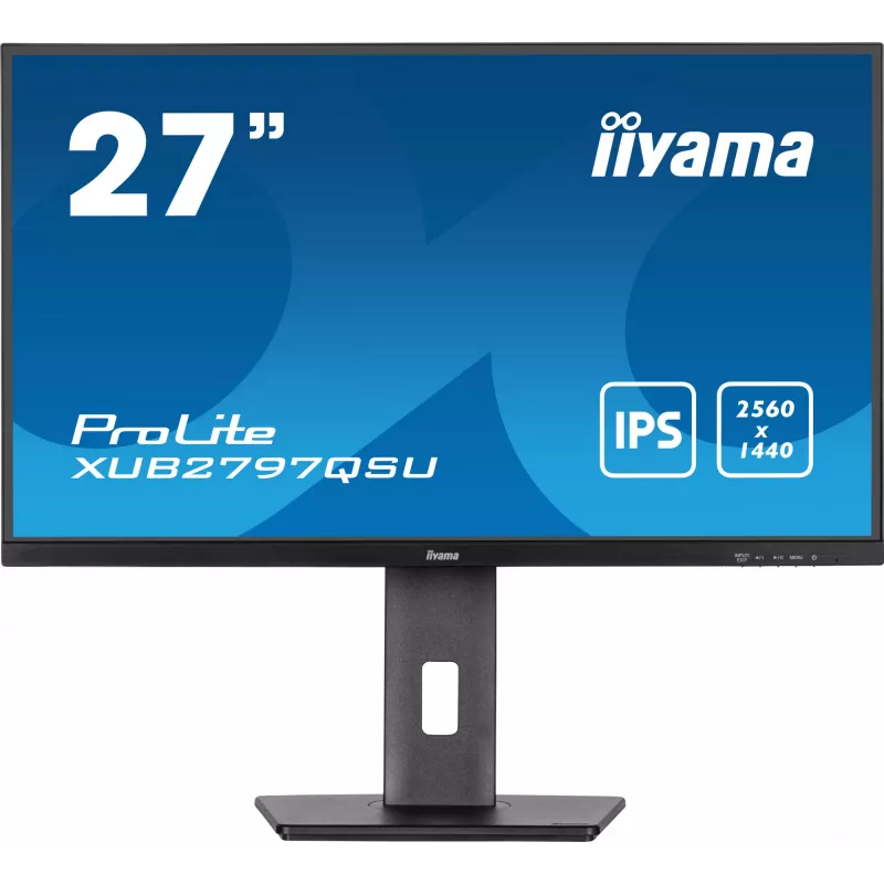 Monitor iiyama ProLite XUB2797QSU-B2 68,6 cm (27 pulgadas) 2560 x 1440 píxeles Quad HD LED negro