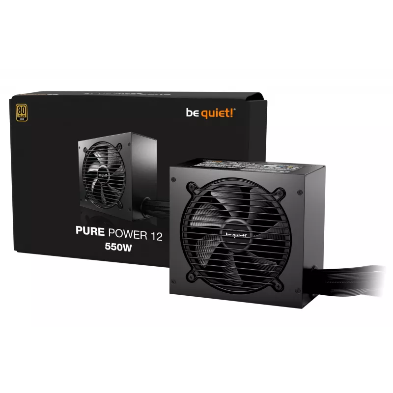 Fuente de alimentación be quiet! PURE POWER 12 550W 20+4-Pin ATX ATX negra