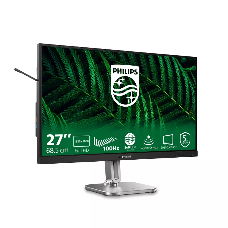 Monitor Philips serie 5000 27B2G5200/00 68,6 cm (27 pulgadas) 1920 x 1080 píxeles Full HD LCD antracita