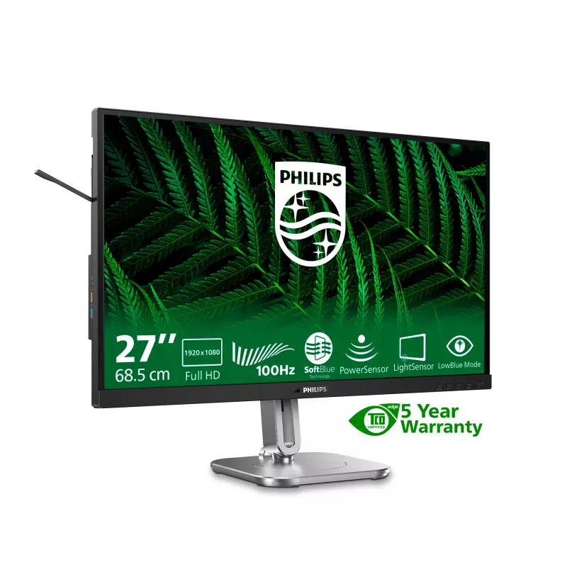 Monitor Philips serie 5000 27B2G5200/00 68,6 cm (27 pulgadas) 1920 x 1080 píxeles Full HD LCD antracita