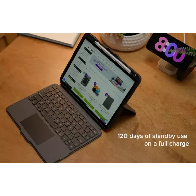 Teclado Bluetooth con trackpad Targus VersaVu QWERTY Nordic negro