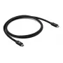 Cable USB Type-C CLUB3D CAC-1570 1,2m — 80Gbps, 240W, compatible con 8K@240Hz, negro