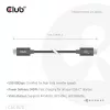 Cable USB Type-C CLUB3D CAC-1570 1,2m — 80Gbps, 240W, compatible con 8K@240Hz, negro