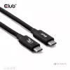Cable USB Type-C CLUB3D CAC-1570 1,2m — 80Gbps, 240W, compatible con 8K@240Hz, negro