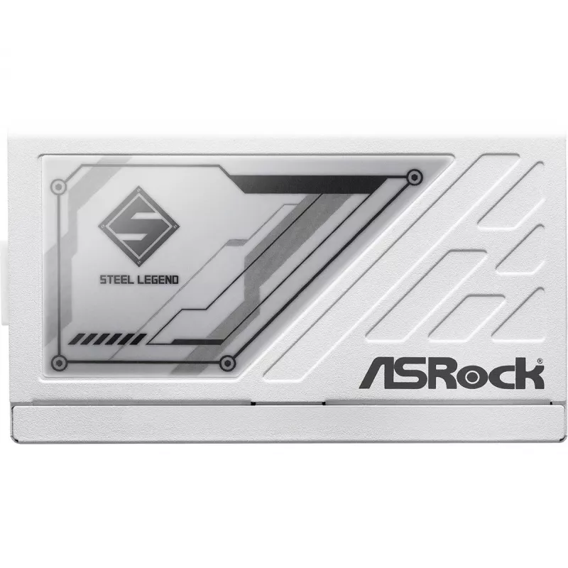 ASROCK Fuente de alimentación Steel Legend Sl-1000gw 1000w 80+ Gold White ATX