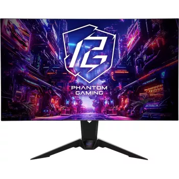 Monitor ASROCK - Pgo32ufs - 32in - 3840 x 2160 UHD - plano 240Hz - negro