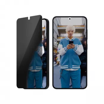 PanzerGlass® protector de pantalla con privacidad Samsung Galaxy S25 | S24 | Ultra-Wide Fit