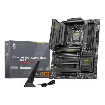 Placa base MSI MAG X870E TOMAHAWK WIFI — AMD X870E, Socket AM5, ATX, 4x DDR5 DIMM, 4x M.2, Wi‑Fi, 5Gb Ethernet