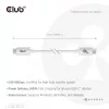 Club3D CAC-1572 cable certificado USB 80 Gbps, de USB-C a USB-C, 240 W PD, 8K240Hz, 1,2 m, blanco
