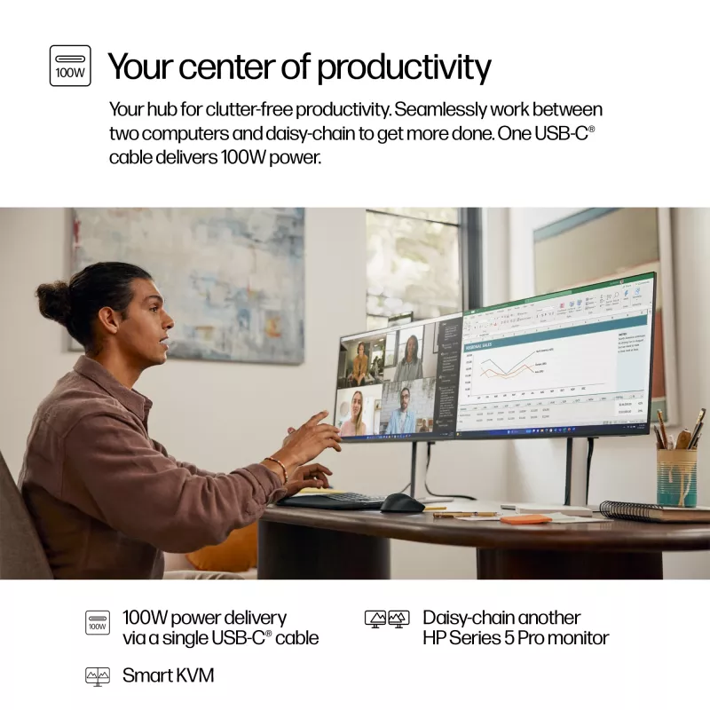 Monitor de conferencia HP Series 5 Pro 27