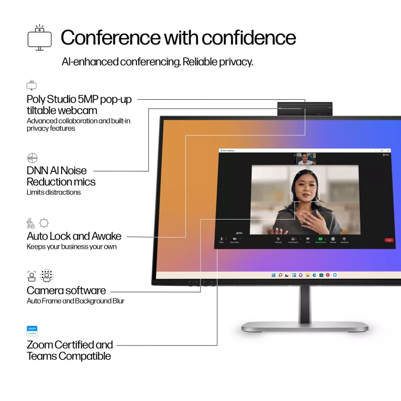 Monitor de conferencia HP Series 5 Pro 27