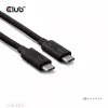Cable certificado CLUB3D Thunderbolt™ 5 8K240Hz datos 80/120 Gbps EPR 240 vatios M/M 1m / 3,28ft