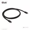 Cable certificado CLUB3D Thunderbolt™ 5 8K240Hz datos 80/120 Gbps EPR 240 vatios M/M 1m / 3,28ft
