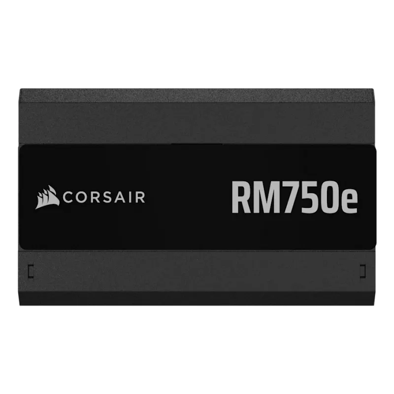 Fuente de alimentación CORSAIR RM750e 750 W ATX 3.1 80 PLUS Gold totalmente modular, 24 pines, ventilador de 120 mm, 6×SATA, 2×PCIe (6+2), 2×PATA