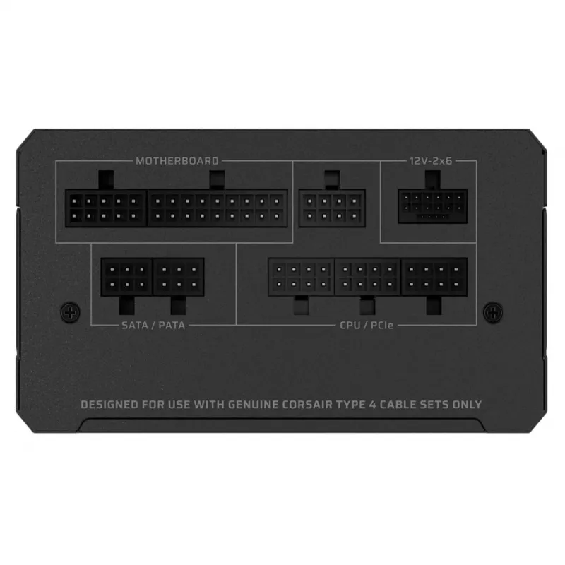 Fuente de alimentación CORSAIR - 1000W serie RMe RM1000e 24 pines ATX negra