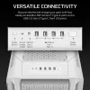 Caja para PC CORSAIR - 5000T Mid-Tower High-Performance - blanca